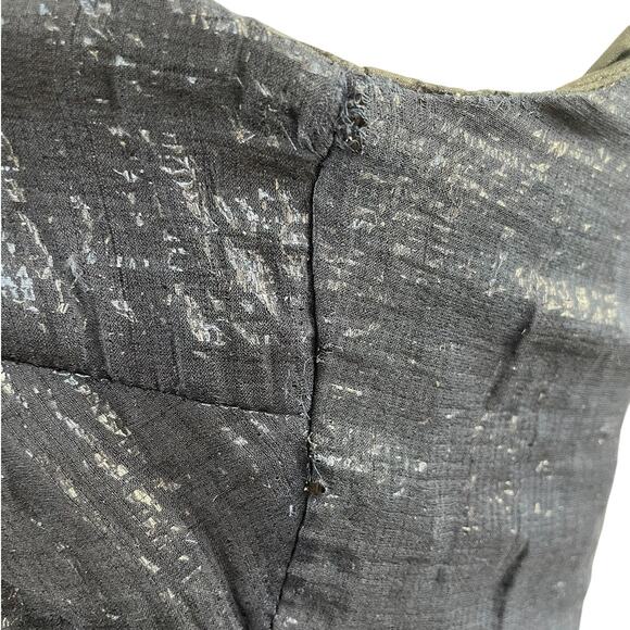 Vintage Tocca Silk Wool Shimmer Cocktail Dress Side Ruched Old Hollywood Sz 2 - Picture 11 of 13